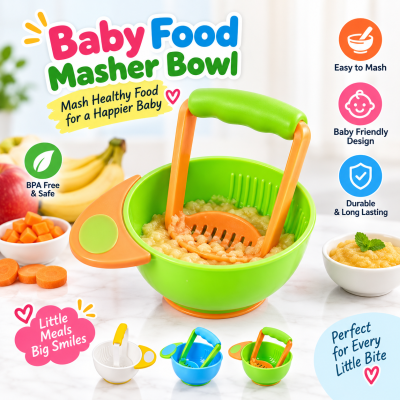 Mini Baby Food Mixing & Snack Bowl – Lightweight Food-Grade Plastic Small-to-Medium Bowl for Toddlers & Infants